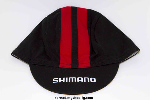 Shimano cycle cap black and red, brand new, Free Economy shipping for AISA, US, AUS, CAN, UK, EURO!