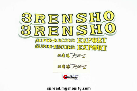 the original sticker set of 3RENSHO N.O.S, Free Economy shipping