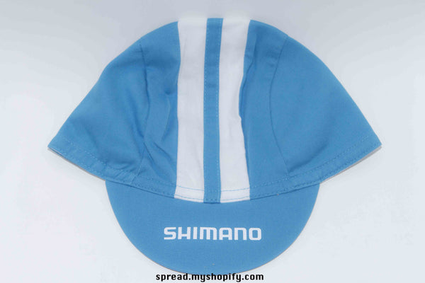 Shimano cycle cap light blue and white Free Economy shipping for AISA, US, AUS, CAN, UK, EURO!