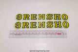 the original down tube sticker set of 3RENSHO N.O.S, Free Economy shipping (2014-02-061)