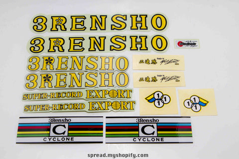 the original sticker set of 3RENSHO N.O.S, Free Economy shipping (14-02-059)