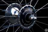 24inch front track wheel of Shimano DURA-ACE track HB7600 and ARAYA ADX-4 aero4 28h